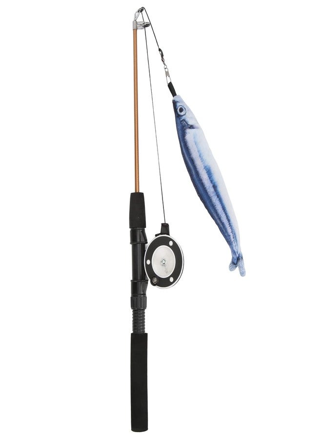 ZJchao Funny Cat Stick Flexible Interactive Telescopic Fishing Rod Toy for Cats (+Fishing Rod) - Image 4